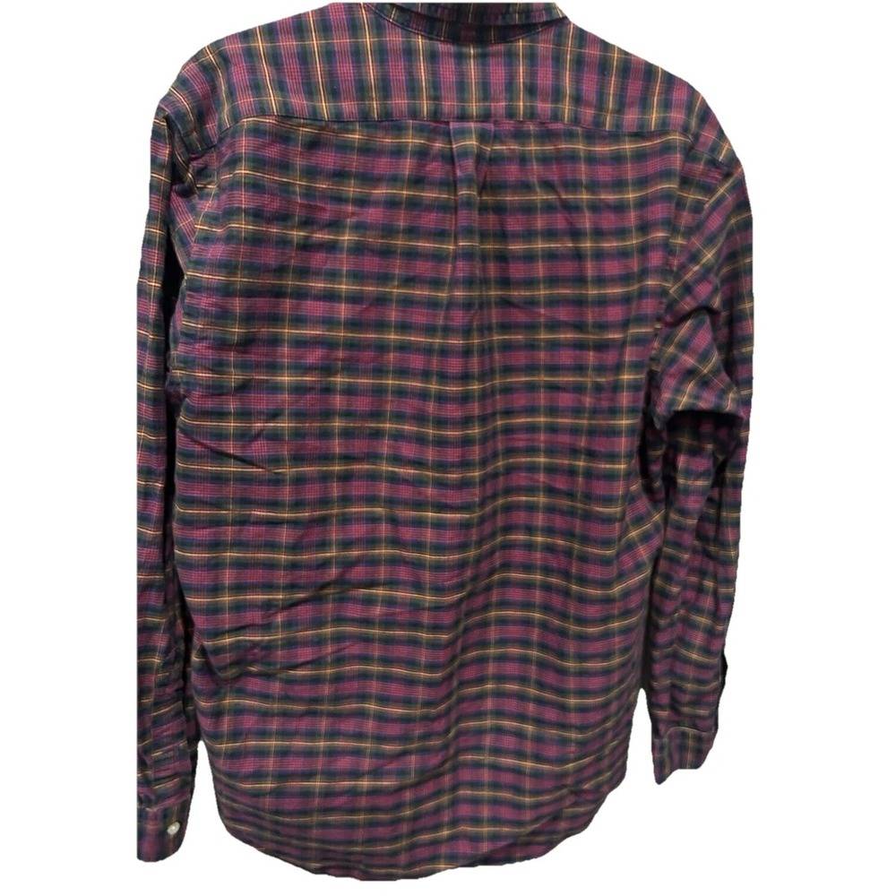 Ralph Lauren Polo Vintage Plaid Button Down Long Sleeve Custom Fit Preppy L - Picture 8 of 13